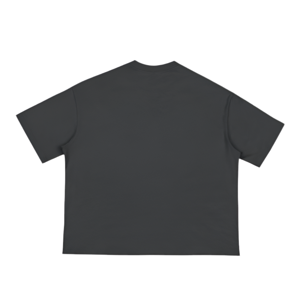 Fake smiles boxy tee black