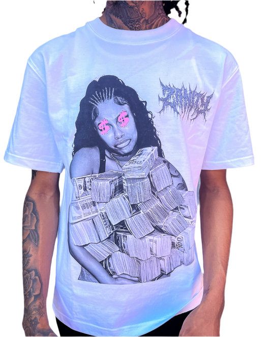 Love for money drop Shoulder T-Shirt