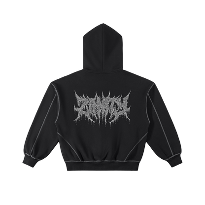 Oversewn Boxy Zip Hoodie