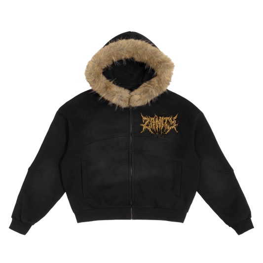 Raised in the Jungle Hoodie (Detachable Fur)